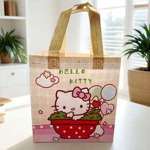 Cross-border Sanrio Non-woven Shopping Bag Gift Bag Cartoon Tote Bag Parchal Dog Printed Gift Bag Wholesale