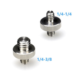 Photography Accessories 1/4 Double Head Screw 1/4 Turn 3/8 Screw Tripod Magic Arm Crab Clamp Conversion Screw