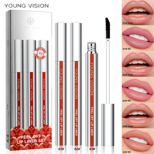 YOUNG VISION 3 ручка для разорванной губной нити с отшелушивающейся линией губ матовая, не легко окрашенная