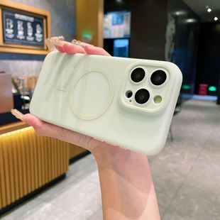 Apple 13 допамина чехол для телефона 14PM жидкий силикон подходит для iPhone15ins новый стиль с пленкой объектива