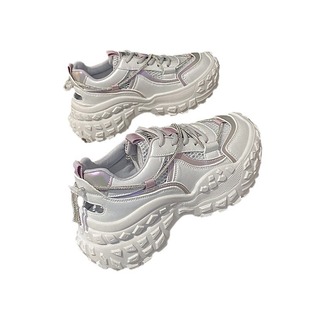 Durian bottom mesh dad shoes 2024 new fashion versatile breathable trend thick bottom casual dad shoes
