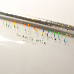 Roland Valentine's Day Colorful Gold OPP Cellophane Transparent Thickened Flower Paper