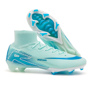 Cross-border Putian thorn 16 football shoes men's high-top spikes artificial turf TF broken nails training sneaker football