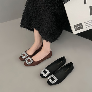 French Evening Breeze Elegant Commuter Shoes Women's 2025 New Spring Korean Style Fairy Thick Heeled Mary Jane Dress