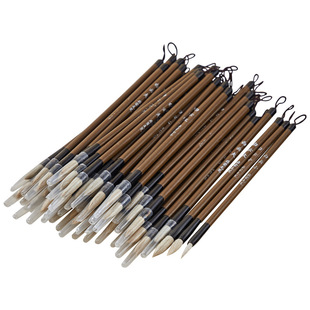 Factory direct bamboo pole large, medium and small white clouds cheap industrial brush paint brush industrial wool brush wholesale