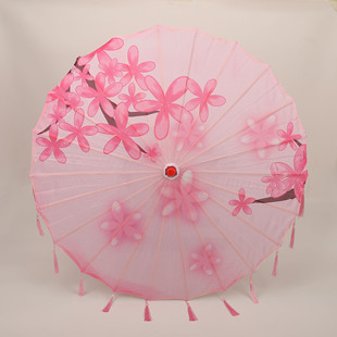 Antique decorative umbrella Hanfu tassel ribbon umbrella dance catwalk umbrella photo props oil paper umbrella wholesale