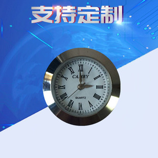 Factory 27mm round quartz clock holder pen holder three-piece watch core inlaid header metal watch d watch accessories