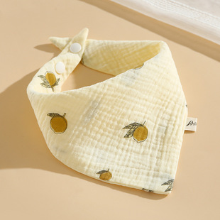 saliva towel baby class a bib cotton gauze breathable baby spitting 360 degree newborn bib for men and women