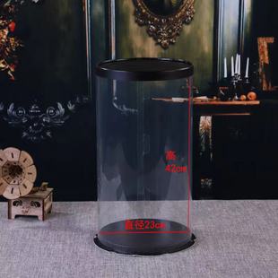 Круглая прозрачная коробка торта 6 дюймов 8 дюймов 10 дюймов однослойный двойной слой высокого четыре слоя текстуры прозрачная коробка торта десерта
