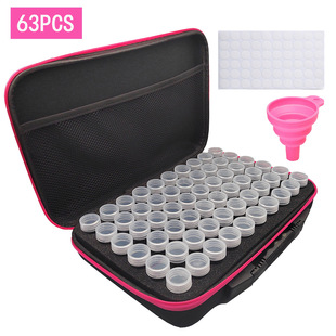 DIY Diamond painting tool 60 grid split drill bottle portable storage bag set foreign trade new drill tool accessories