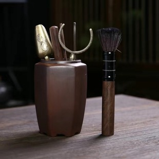 Kung Fu solid wood tea clip tea clip tea cup clip tweezers ebony cup clip tea ceremony suit tea accessories wholesale