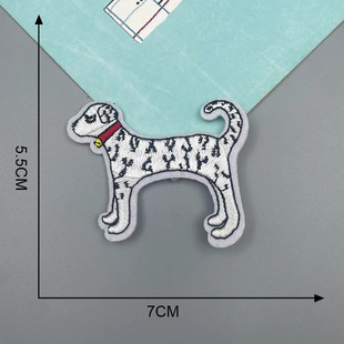 New puppy computer embroidered cloth stickers diy sweater clothing patch jeans animal decorative stickers wholesale