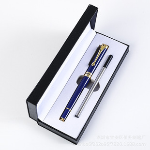 Business Gift Set Metal Signature Pen Sample Printing LOGO Advertising Gift Pen High-end Gift Set