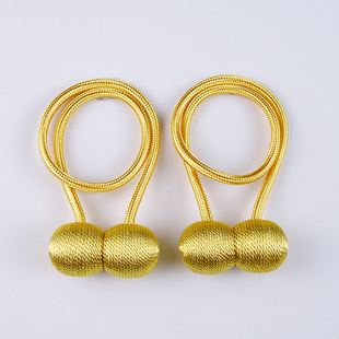 Cross-border Wholesale Curtain Strap Headset Style Magnetic Curtain Buckle Punch-free Installation-free Curtain Strap Buckle