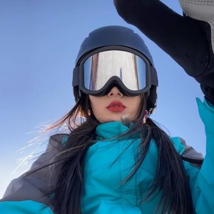 Ski Mountaineering Goggles Unisex Motorcycle Windproof Anti-Glare Glasses Outdoor Sports Snow Sunglasses