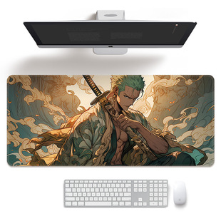 Solon Mouse Pad Oversized One Piece Boy E-sports Game Animation Secondary Computer Keyboard Desk Mat