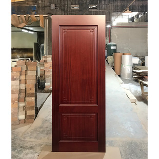 High-End Customized Solid Wood Door Manufacturer Direct Sales Supports Size Drawings and Personalized Paint Indoor Entrance Bedroom Door