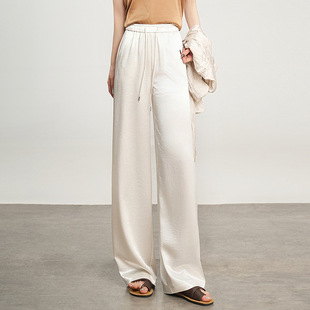 Women's Spring and Summer 2025 New Loose Slimming Pants Narrow Casual Pants