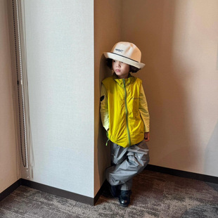 Jy 2024 Mo Autumn and Winter New Two-Color Waterproof Snap Button Boys and Girls Assault Pants
