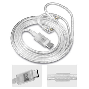 KZ Double and Silver Plated type-c Upgrade Wire Gold Plated Pin HIFI Fever Copper Silver Plated Headset Upgrade Replacement Wire