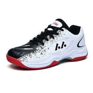 Badminton shoes men and women breathable tennis shoes football professional adult children flat volleyball light sneaker