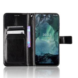 Для Nokia G11 Plus чехол для телефона Nokia G21 кожаный чехол для телефона флип Crazy Horse узор ремешок карта