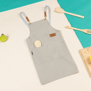 Neck apron printing logo kitchen fresh fruit supermarket florist catering overalls
