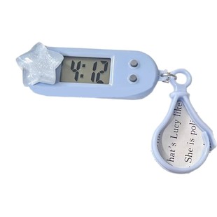 Transparent Star Mini Small Hanging Watch Portable Student Electronic Watch Desktop Test Schedule Small Mute