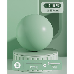 Pilates Small Ball Thickeneded Fitness Mini 25cm Pregnant Women Yoga Kidsren's Sensory Training Ball Rehabilitation
