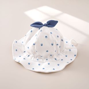 Pure Cotton Hat Children's Fisherman Hat Baby Outdoor Sun Hat Children's Spring and Summer Sun Hat Baby Spring