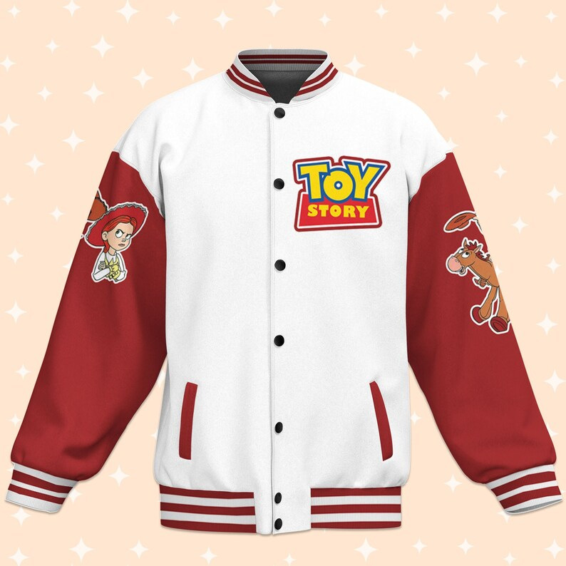 Toy Story Baseball Uniform 3D Cartoon Print Casual Jacket Trendy Brand Unisex Personalized Spring and Autumn Jacket