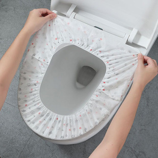 Disposable toilet mat non-woven double-layer water-proof hotel hotel cushion toilet ring maternal month manufacturers