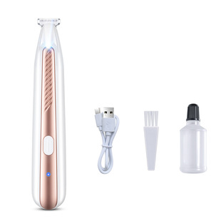 Waterproof Foot Hair Shaving Knife with LED Light Special Electric Fader for Cat Foot Hair Shaving Pet Dog Foot Hair Trimming Tool