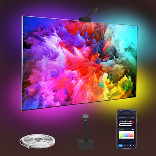 Экран Smart TV синхронизированный светодиодный светильник с трансграничным специально для граффити APP камеры захвата