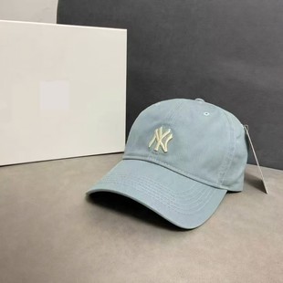 MLB Hat Soft Top Small Label CP77 Couple NY Baseball Cap Small Letter Embroidered LA Simple All-Match Cap