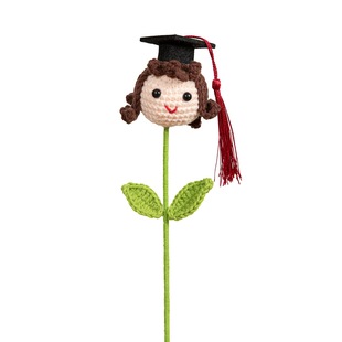 Balloon Pig Knitting Finished Product Handmade Wool Crochet Cute Pig Doll Bouquet Holiday Creative Gift Gift