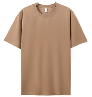 Heavy 220g Solona Short Sleeve Solid Color Loose Men's T-shirt Men's and Women's Short Sleeve Ice Cool Summer Leisure Joker