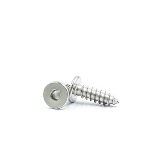 304 stainless steel flat head hexagon socket self-tapping CA ultra thin flat head self-tapping thin flat head hexagon socket self-tapping screws