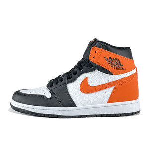 aj Men's Shoes Shida Shoes High-top Smoke Gray aj1 Black and White Basketball Shoes Air Force One Women's Casual Sneakers Resistant to the Official