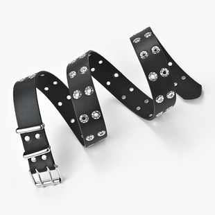 Strictly Selected Double-breasted Belt Girls' Trousers Belt Punk Style Hip-hop Chain All-match Decorative Denim Korean Fashionable Belt