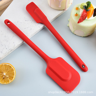 Thick heat-resistant round handle scraper baking cream scraper spatula cake butter scraper stirring tool new wholesale