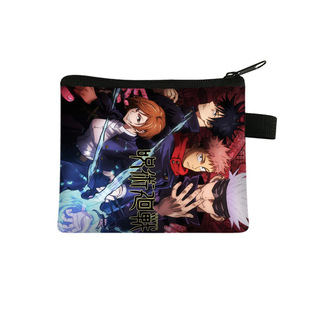 New style Manshu battle children coin purse student hand key card holder anime coin cute storage bag wholesale