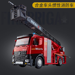 Jiaye 1:50 alloy acousto-optic pullback engineering truck excavator mixer garbage crane dump truck model boy toy