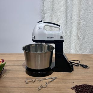Cross-border desktop stainless steel bowl whisk electric household 2L whisk small dough mixer cream mixing X20