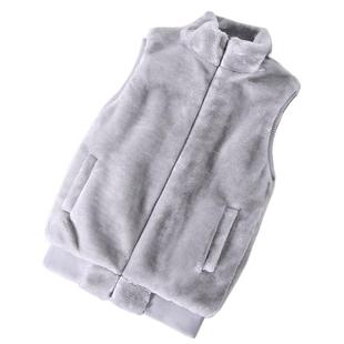 plus size plush vest men's autumn and winter imitation mink velvet hooded vest jacket men's fashionable Korean-style slim-fit handsome waistcoat men's