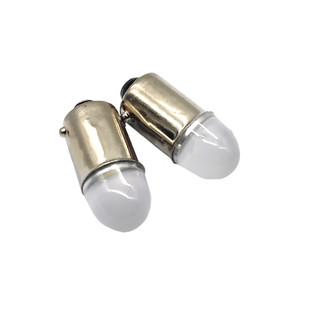 Свет номерного знака BA9S выпуклая головка 1SMD Автомобильный светодиодный приборный светильник автомобильная светодиодная лампа пуля керамическая светодиодная