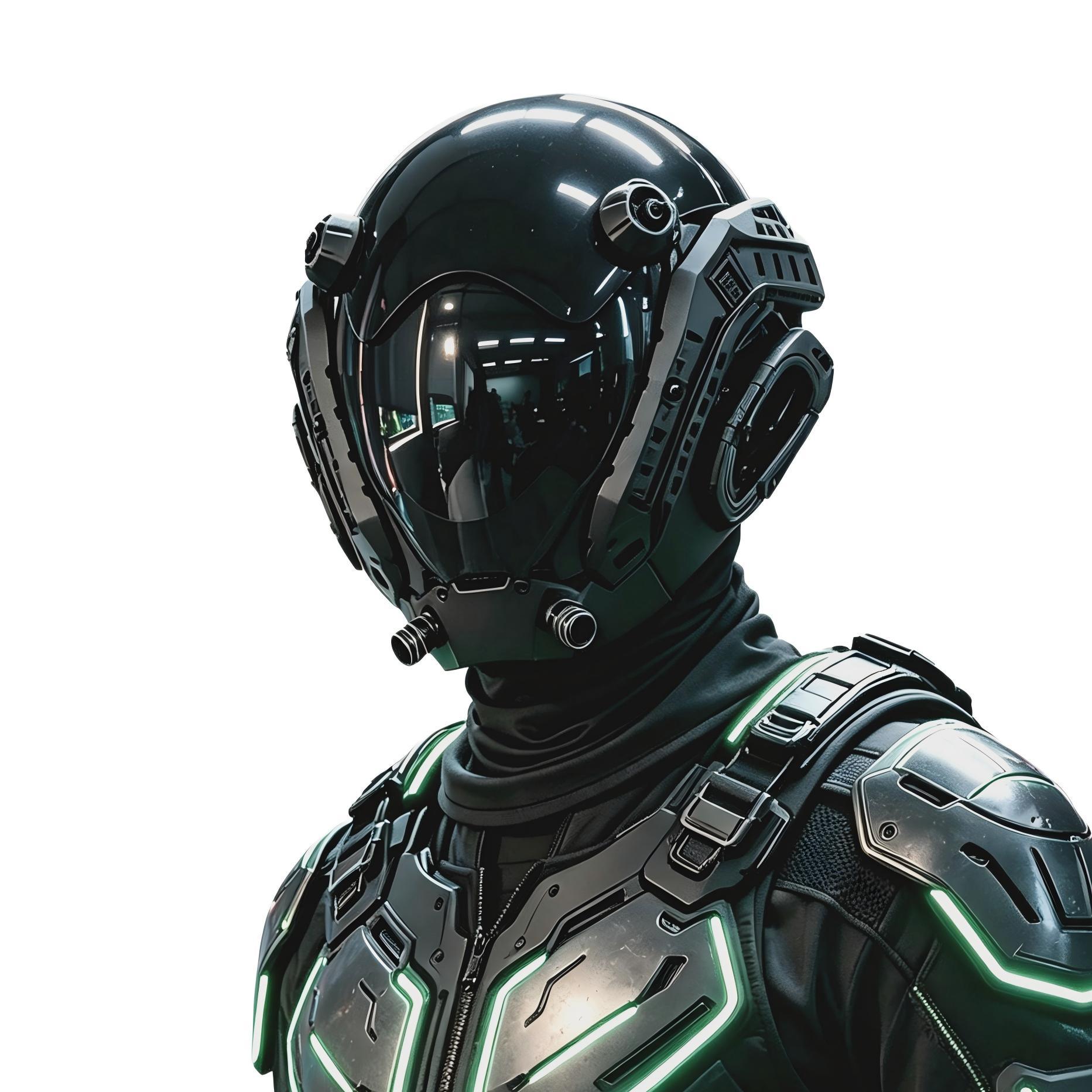 Cyberpunk mask, light-up mask, cosplay party, music festival face mask, helmet
