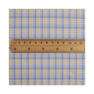 in stock 174gTR Plaid Fabric Spring and Summer Women suit Shirt JK Uniform suit Skirt Clothing Fabric