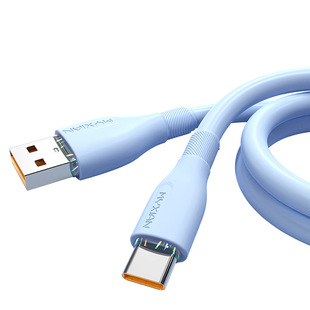 Cross-border 120W super fast charging Type-c data line for Huawei glory car 6A flash charging silicone charging line