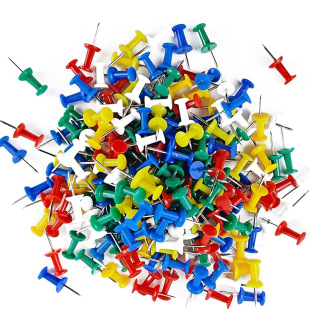 Colored I-Shaped Nails 8mm I-Shaped Nails Art Thumbtacks Push Pins Wall Nails Photo Wall Cork Nails Transparent I-Shaped Nails